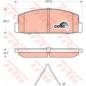 Колодки тормозные дисковые TRW 24045 / GDB3311