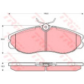 Колодки тормозные дисковые для NISSAN TERRANO(R20) <b>TRW GDB3313 / 21481</b>