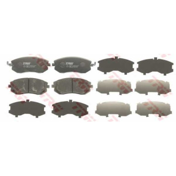 Колодки тормозные дисковые для SUBARU FORESTER(SF, SG, SH), IMPREZA(G3, GD, GG, GH, GR), LEGACY(B13#, BE, BH, BL, BM, BP, BR), OUTBACK(BL, BM, BP, BR) <b>TRW GDB3328 / 23865</b>-1