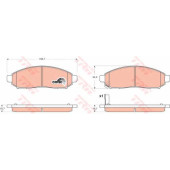 Колодки тормозные дисковые для NISSAN MURANO(Z50), NAVARA(D40), PATHFINDER(R51), SERENA(C25), XTERRA(N50) / SUZUKI LANDY(SC25) <b>TRW GDB3404 / 24227</b>