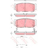 Колодки тормозные дисковые для KIA SORENTO(JC) / SSANGYONG KYRON, REXTON(GAB#) <b>TRW GDB3417</b>