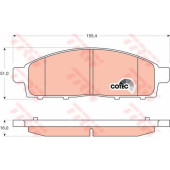 Колодки тормозные дисковые TRW GDB3435
