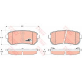 Заменен на GDB3421 колодки тормозные дисковые <b>TRW GDB3451</b>