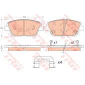 Колодки тормозные дисковые для KIA OPTIMA <b>TRW GDB3540 / 25116</b>