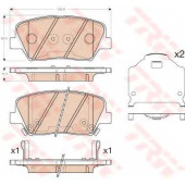 Колодки тормозные дисковые для HYUNDAI ELANTRA, i30 CW, i30, VELOSTER / KIA CARENS, CEED, CEE`D, CERATO KOUP, CERATO, PRO CEE?D, SORENTO <b>TRW GDB3549</b>