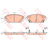 Колодки тормозные дисковые для MAZDA 3(BM), CX-3(DK) <b>TRW GDB3592 / 25875</b>