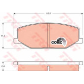 Колодки тормозные дисковые для SUZUKI JIMNY(FJ), SAMURAI(SJ), SIERRA(SJ), SJ 410, SJ 413, SUPER CARRY(ED) <b>TRW GDB383 / 21142</b>