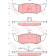 Колодки тормозные дисковые для CHRYSLER CONCORDE, PT CRUISER(PT#), SEBRING(JR) <b>TRW GDB4119 / 23561</b>