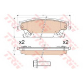 Колодки тормозные дисковые <b>TRW GDB4452 / 24266</b>