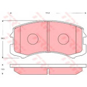 Колодки тормозные дисковые <b>TRW GDB7618</b>
