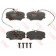 Колодки тормозные дисковые для PEUGEOT 405(15B,15E,4B,4E) <b>TRW GDB793 / 21209</b>