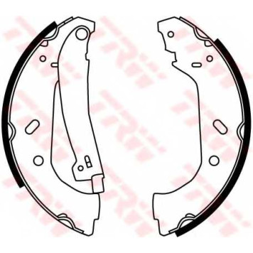 Комплект тормозных колодок TRW GS8563-1