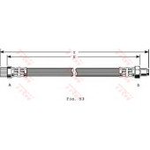 Тормозной шланг TRW PHA243