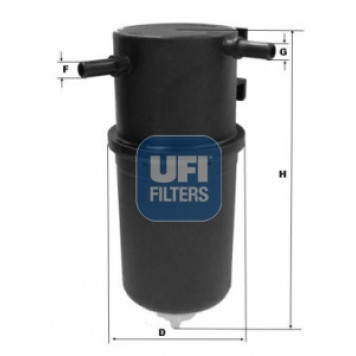 Фильтр топл.VW AMAROK 2.0D 10- <b>UFI 2414500</b>