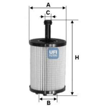 Фильтр масляный UFI 25.023.00
