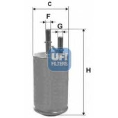 Фильтр топливный UFI 31.951.00
