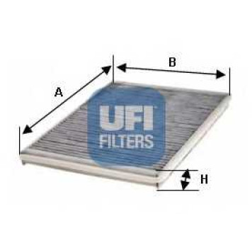Фильтр салонный UFI 54.161.00