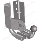 Фаркоп (прицепное устройство) УАЗ-452, 2206 'санитарка' в сборе