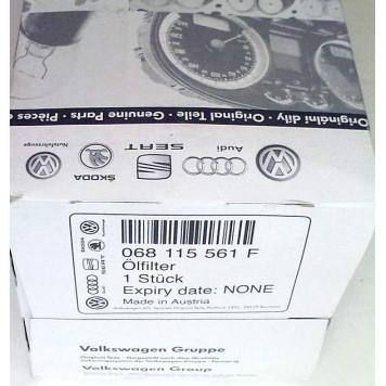 Фильтр масляный/OELFILTER <b>VAG 068115561F</b>