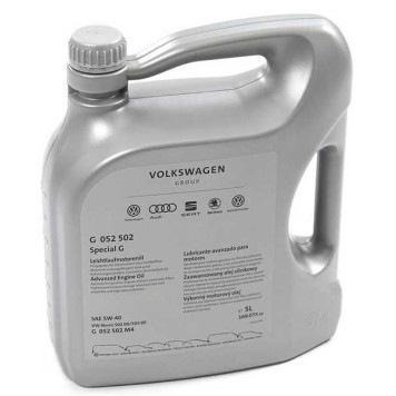 Масло моторное синтетическое 5W-40 5л. Special G <b>VAG G052502M4</b>