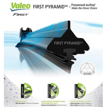 Щетка стеклоочистителя бескаркасная VALEO 575793 18