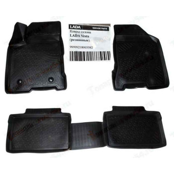 Ковры салона LADA Vesta SW Cross резиновые <b>ВАЗ 99999-2180033-82</b>