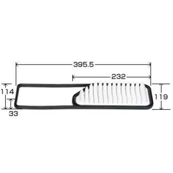 Фильтр воздушный VIC A-750