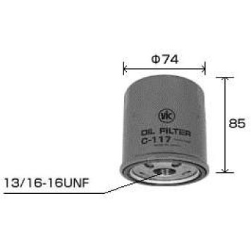 Фильтр масляный VIC C-117
