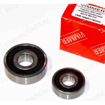 Подшипник генератора ВАЗ 2101 (большой/малый) <b>VIMMER VMR-180201/180302</b>