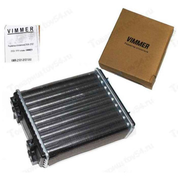 Радиатор отопителя ВАЗ 2101-2107, 2121 Нива, 1111 алюминиевый <b>VIMMER VMR-2101-8101060</b>