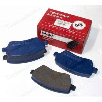 Колодки тормозные пердние LADA Largus, Vesta, Renault Logan, Nissan Almera <b>VIMMER VMR-410608481R</b> 410608481R