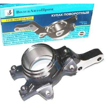 Кулак поворотный ВАЗ 1118 Калина, 2170 Приора с ABS ВолгаАвтоПром левый (1118-3001015)