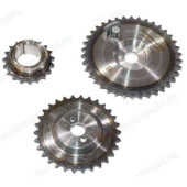 Шестерни ГРМ ВАЗ 21214, 2123 Нива Шевроле под датчик фаз (комплект 3 шт) <b>ВОЛГААВТОПРОМ 2123-1006020</b>