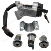 Замок зажигания ВАЗ 2170 Приора под иммобилайзер в сборе с личинками <b>VOLTON VLT2170-6105006</b>