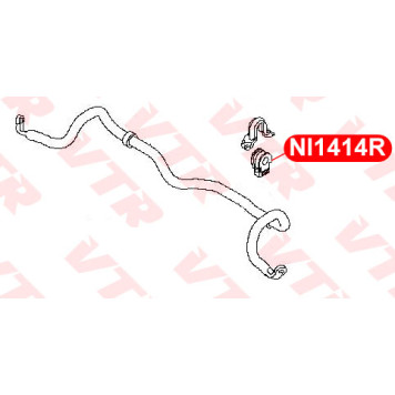 Втулка стабилизатора передней подвески VTR NI1414R-1
