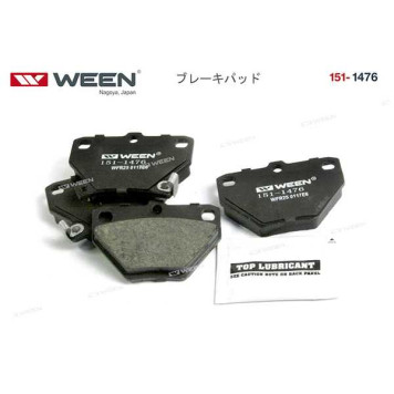 Тормозные колодки, дисковые, задние, TOYOTA Corolla (E120), Celica, Prius, Yaris, Echo, (компл.), , <b>WEEN 151-1476</b>-1