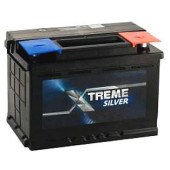 Аккумулятор X-treme Silver (АКОМ) 60Ач обратный (- +) 6СТ60.0