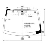Стекло лобовое в клей KIA PICANTO / MORNING 5D HATCHBACK 04- <b>XYG 4422AGNBL LFW/X</b>