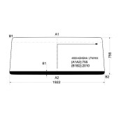 Стекло лобовое в резинку MAN L2000 TRUCK 1993-97 антенна <b>XYG 4909AGNGNA LFW/H/X</b>