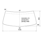 Стекло лобовое в резинку MERCEDES-BENZ E-CLASS W123 77-86 <b>XYG 5320AGNBL LFW</b>