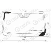 Стекло лобовое (Датчик дождя) Isuzu D-MAX 19- / MU-X 20- / Mazda BT-50 20- <b>XYG 6351AGNMV LFW/X</b>