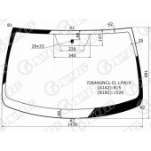 Стекло лобовое в клей (без полосы) RENAULT LOGAN 4D SEDAN 2005- <b>XYG 7264AGNCL-CL LFW/X</b>