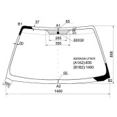 Стекло лобовое в клей TOYOTA CALDINA / AVENSIS 97-03 4 / 5D HBK / WGN <b>XYG 8305AGN LFW/X</b>