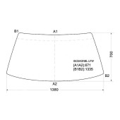 Стекло лобовое в резинку VOLKSWAGEN GOLF II HBK / JETTA SED 83-91 <b>XYG 8533AGNBL LFW</b>