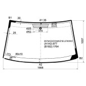 Стекло лобовое в клей VOLKSWAGEN TRANSPORTER T5 VAN 03- <b>XYG 8579AGSGYAMVZ1B LFW/W/X</b>