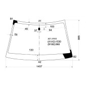 Стекло лобовое в клей CHERY FORA 06- <b>XYG A21 LFW/X</b>