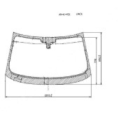 Стекло лобовое в клей AUDI A1 2011- HBK <b>XYG AU-A1-VCS LFW/X</b>