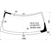 Стекло лобовое в клей TOYOTA bB / DAIHATSU MATERIA / SUBARU DEX 06- <b>XYG BB-06 LFW/X</b>