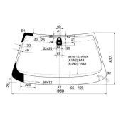 Стекло лобовое с обогревом стеклоочистителей + дд BMW 7-SERIES E38 94-98 <b>XYG BM740-1 LFW/W/X</b>