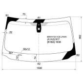 Стекло лобовое в клей BMW 7-SERIES F01 / F02 08- <b>XYG BMW-F02-VCS LFW/X</b>